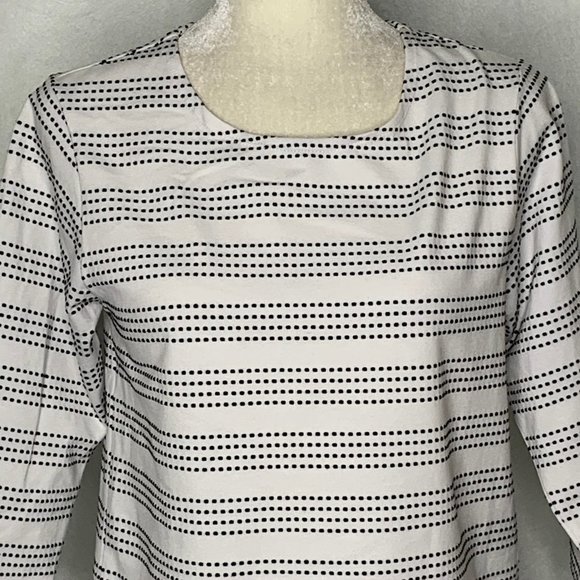 Blast Studio White 3/4 Sleeves with Black Dots 8PE - Picture 1 of 5